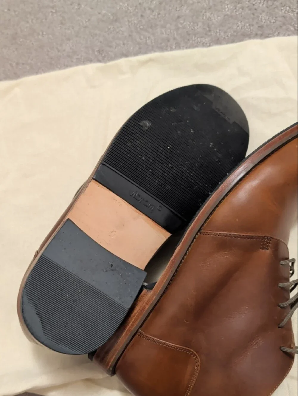 Nisolo Men's Leather Chukka Boots - Cognac Brown